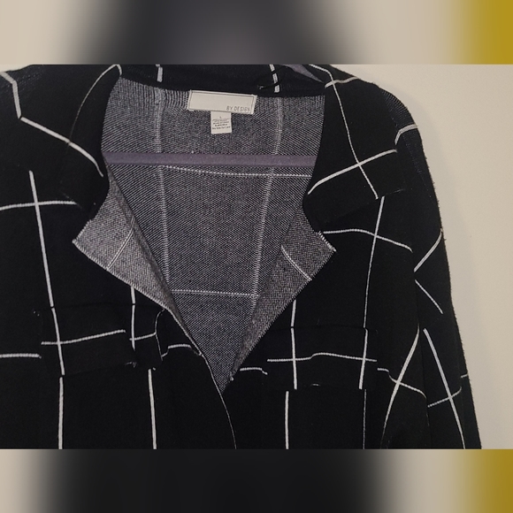 Black modern cardigan - Picture 5 of 9